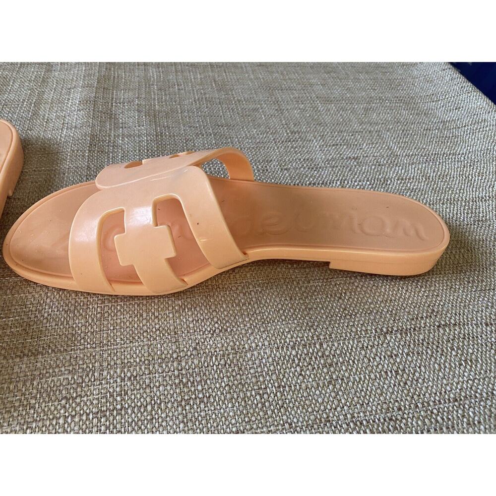 Sam Edelman Peach Slide Sandals - Picture 6 of 6